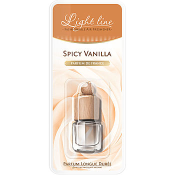 Ароматизатор подвесной  жидкостный PARFUM DE FRANCE  Spicy Vanilla - 0.005 л