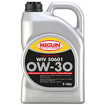 Синтетическое моторное масло Megol Motorenoel WIV 50601 0W-30 - 5 л